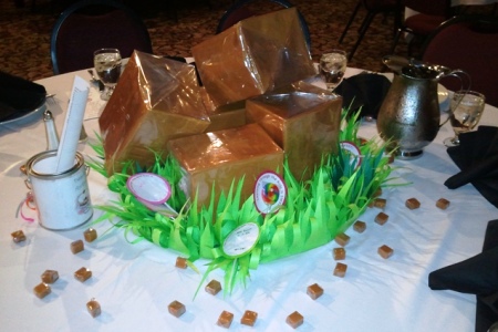 Giant Caramels Centerpiece